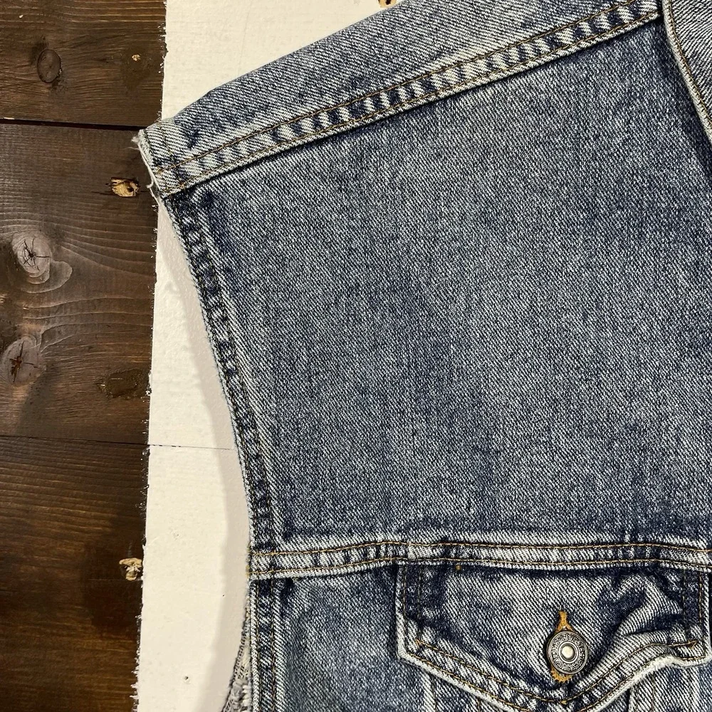 Vintage 90s Levi's Denim Vest 70507-4890
